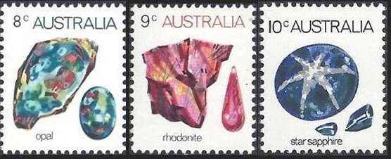 Mineral Stamps from Australia