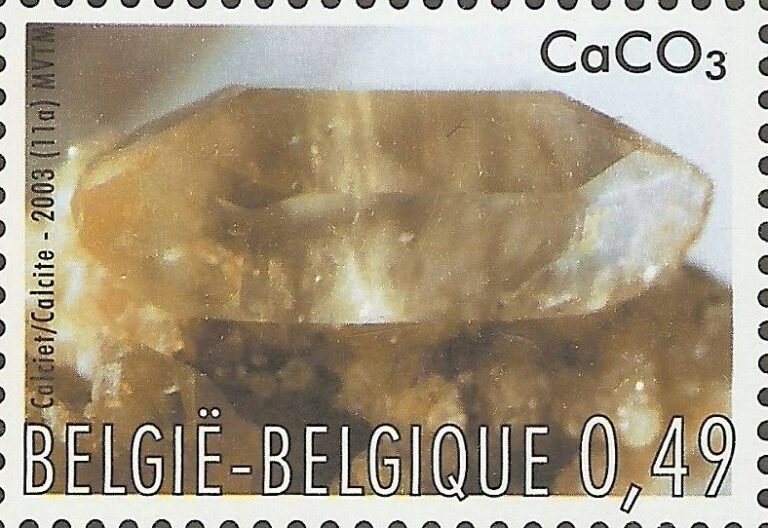 Mineral Stamps from Belgium