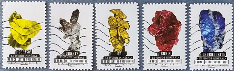 Mineral Stamps from France