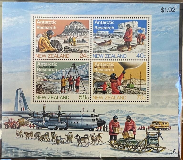 Geology Stamps from New Zealand
