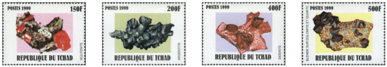 Mineral Stamps from Chad